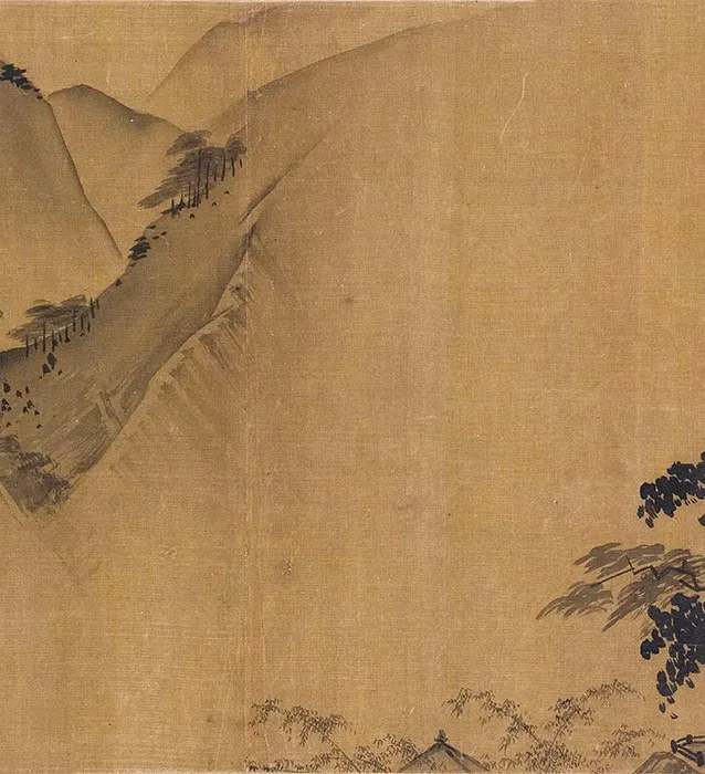 传南宋夏圭水墨山水十二景卷_11