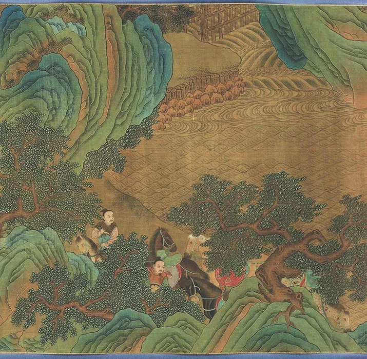 传刘松年渭水飞熊图卷_12