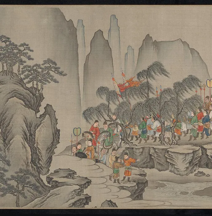 狩野山雪《长恨歌图》下卷_31