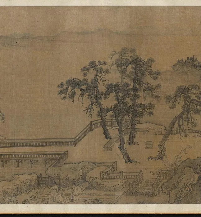 山水人物画《归去来兮图卷》_15