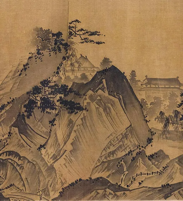 传南宋夏圭水墨山水十二景卷_13
