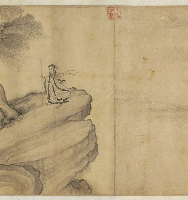 传宋李公麟画归去来辞图卷_08