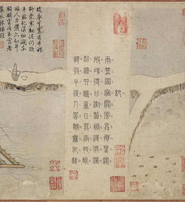 程棨《摹楼璹耕作图》卷_44
