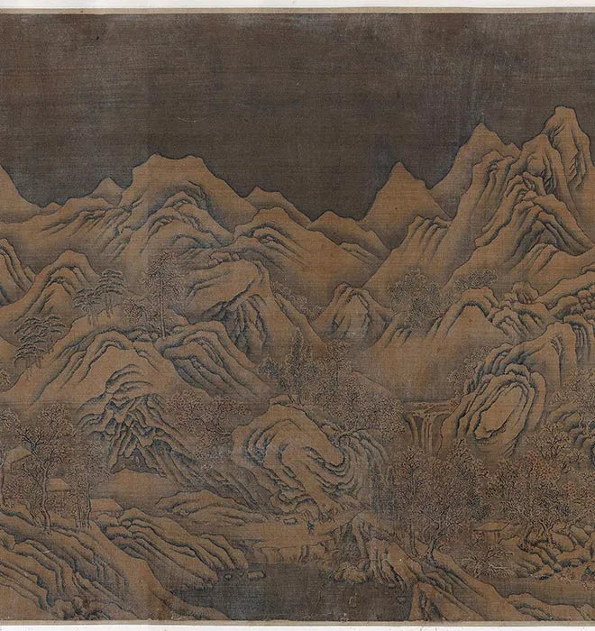 传燕文贵冬雪山水图卷_11