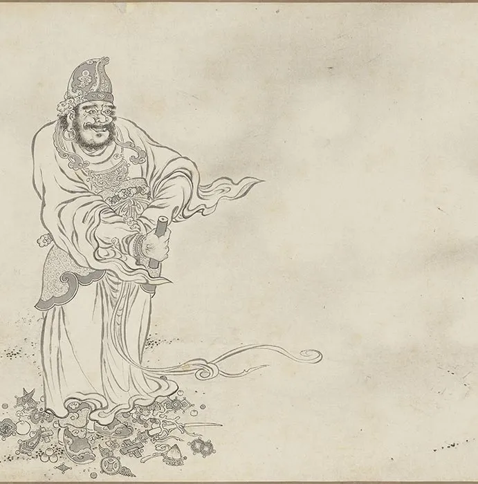 传宋李公麟百佛来朝图卷_02