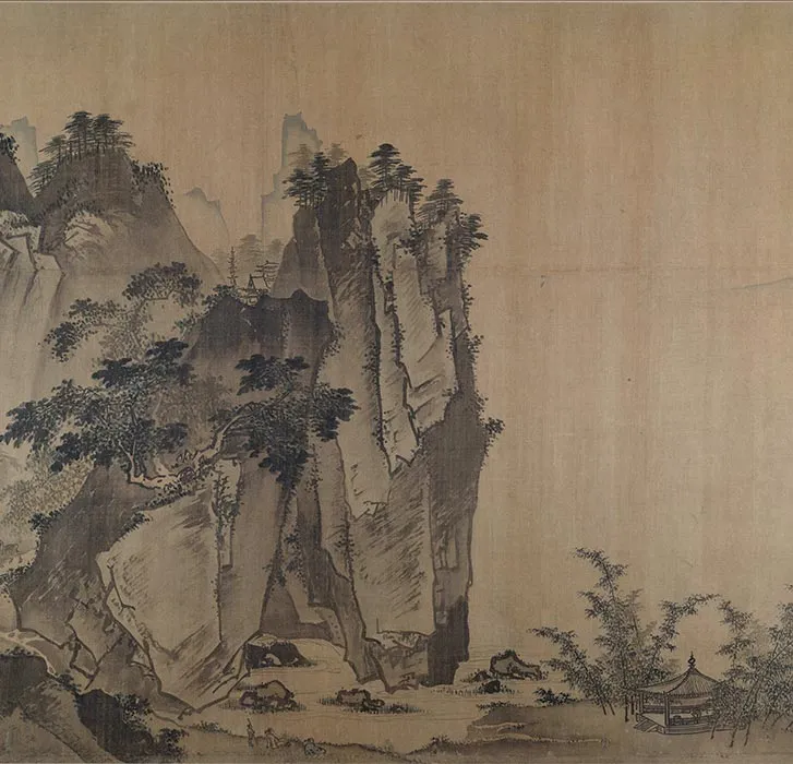 明人托名夏圭《长江万里图》卷_05