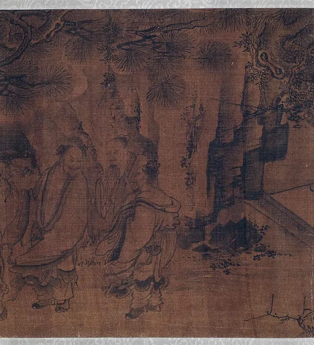 传刘松年《万仙朝真图》卷_27