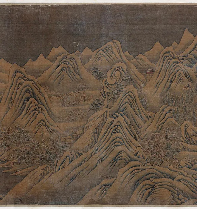 传燕文贵冬雪山水图卷_06