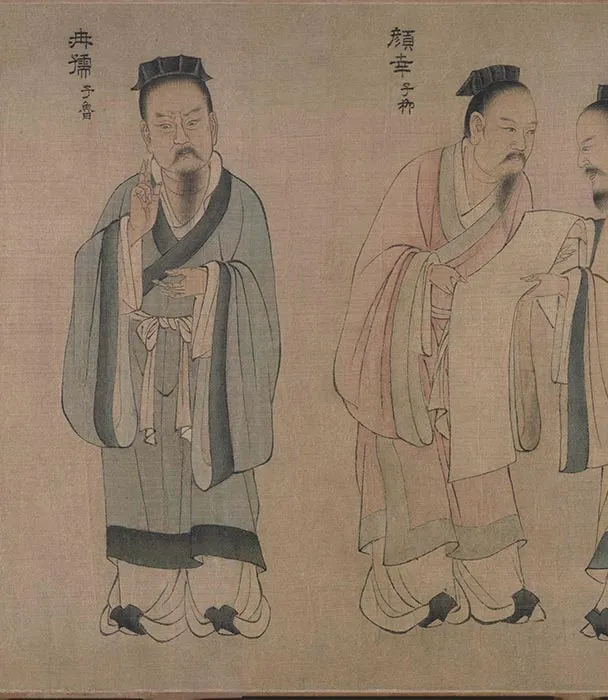 孔子弟子像卷_08