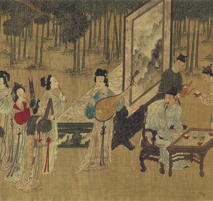 传刘松年十八学士图卷_14