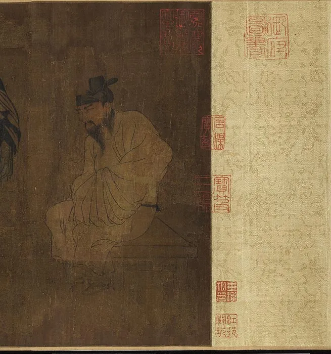 南宋摹阎立本萧翼赚兰亭图_12