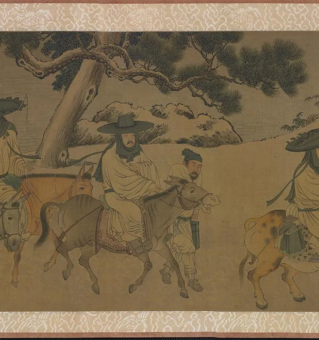 传李唐《七贤过关图》_09