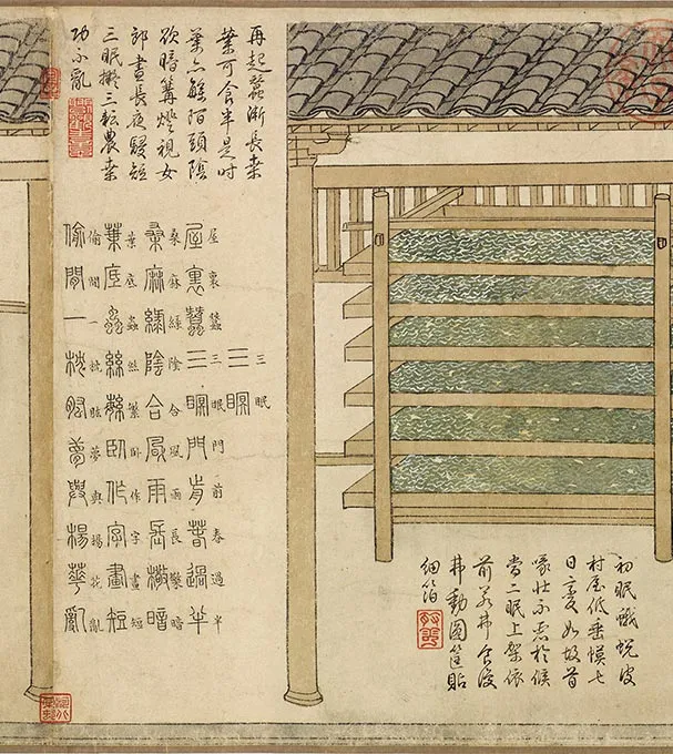 程棨摹楼璹《蚕织图》卷-B_16
