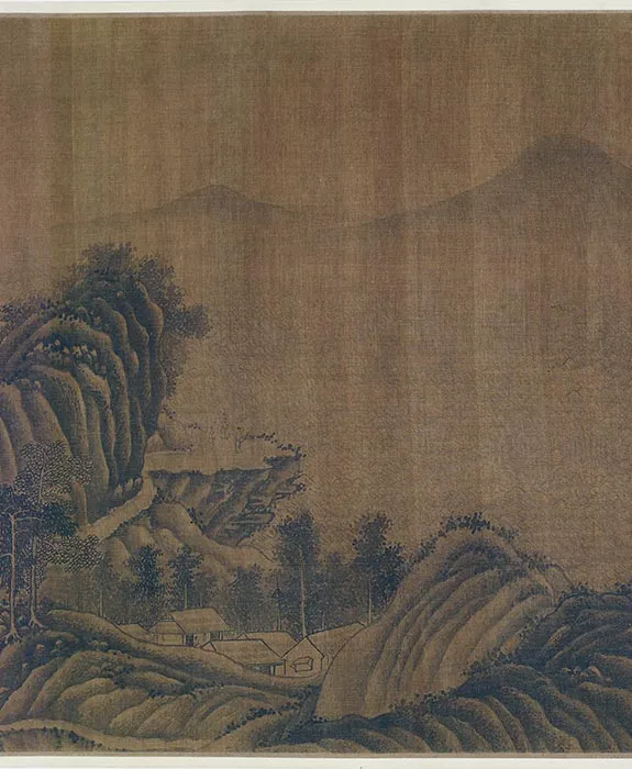 传燕文贵山水《大江图》卷_06