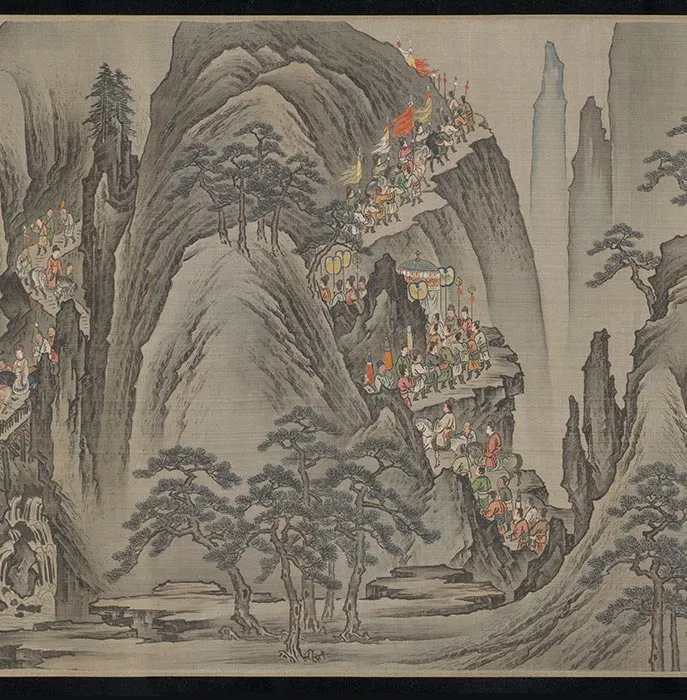狩野山雪《长恨歌图》下卷_30