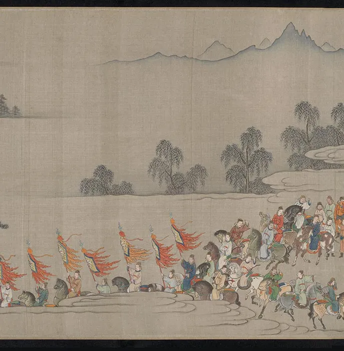 狩野山雪《长恨歌图》下卷_24