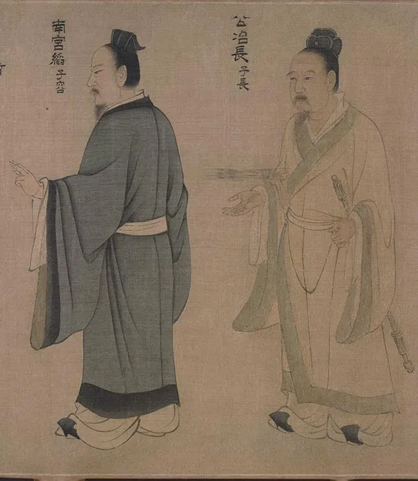 孔子弟子像卷_14