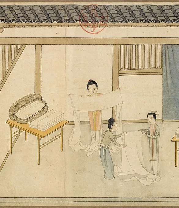 程棨摹楼璹《蚕织图》卷-A_13