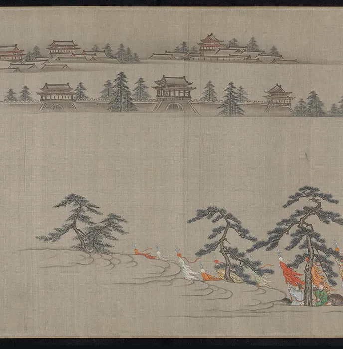 狩野山雪《长恨歌图》下卷_23
