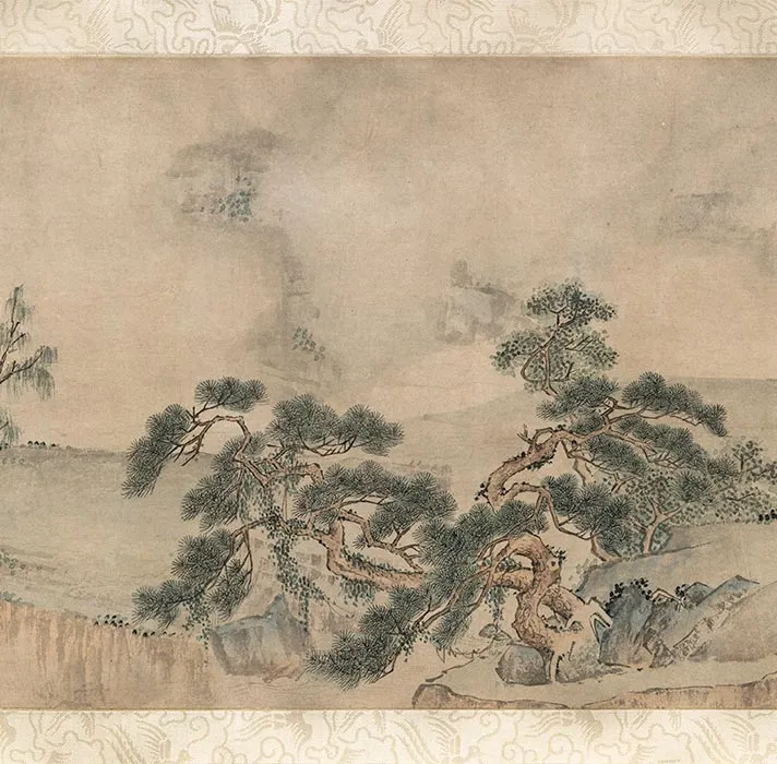 传戴进《长江万里图》全卷_28