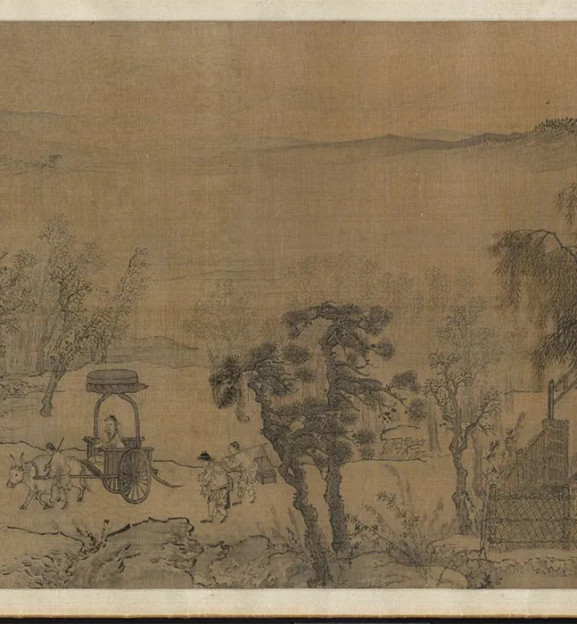 山水人物画《归去来兮图卷》_10