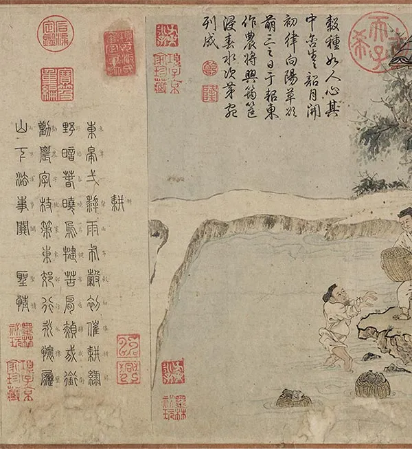 程棨《摹楼璹耕作图》卷_46