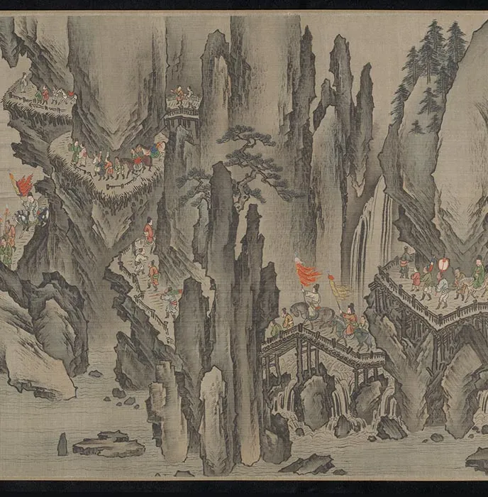 狩野山雪《长恨歌图》下卷_29
