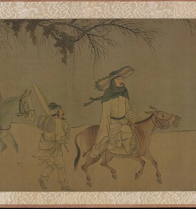 传李唐《七贤过关图》_11