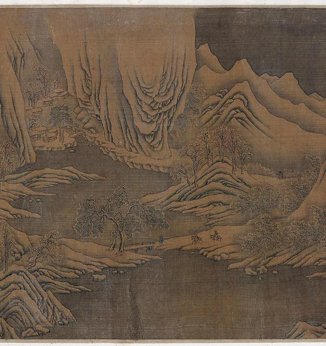 传燕文贵冬雪山水图卷_05