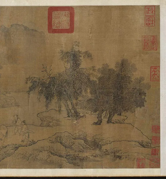 山水人物画《归去来兮图卷》_20