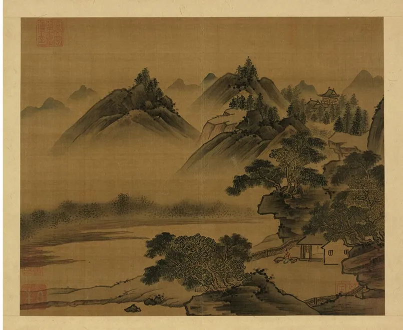 20-南朝梁张僧繇画谢灵运诗意（十）