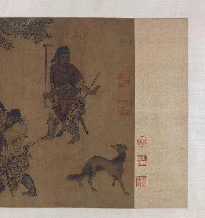 传唐阎立本锁谏图卷_11