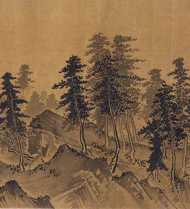 传南宋夏圭水墨山水十二景卷_14
