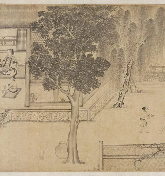 传宋李公麟画归去来辞图卷_25