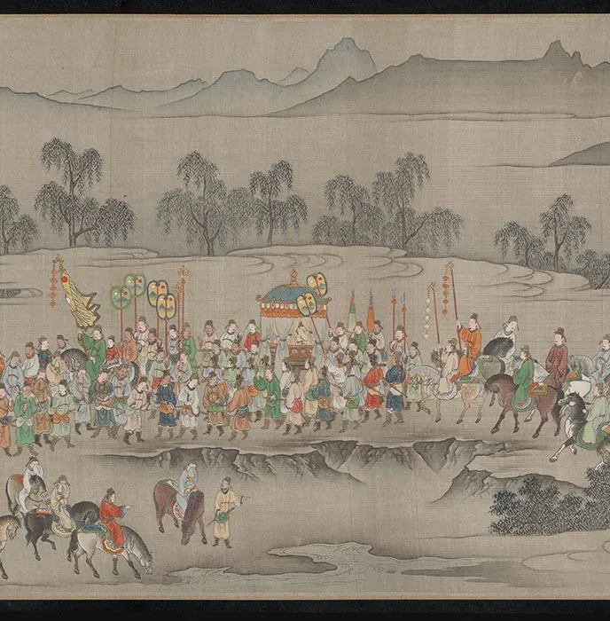 狩野山雪《长恨歌图》下卷_25