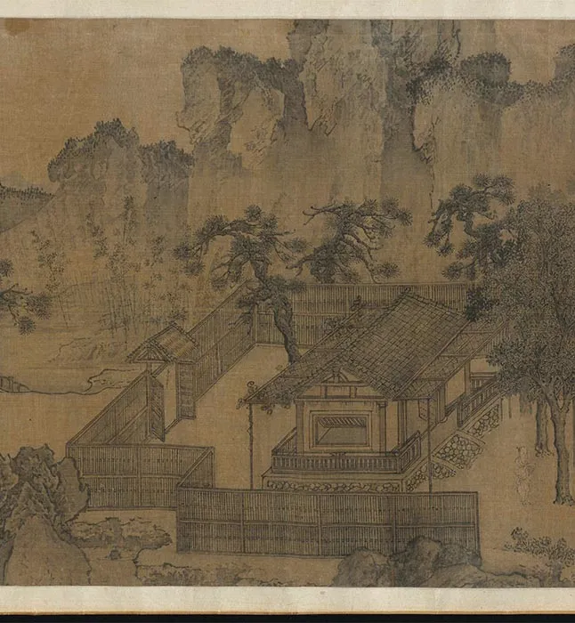 山水人物画《归去来兮图卷》_16