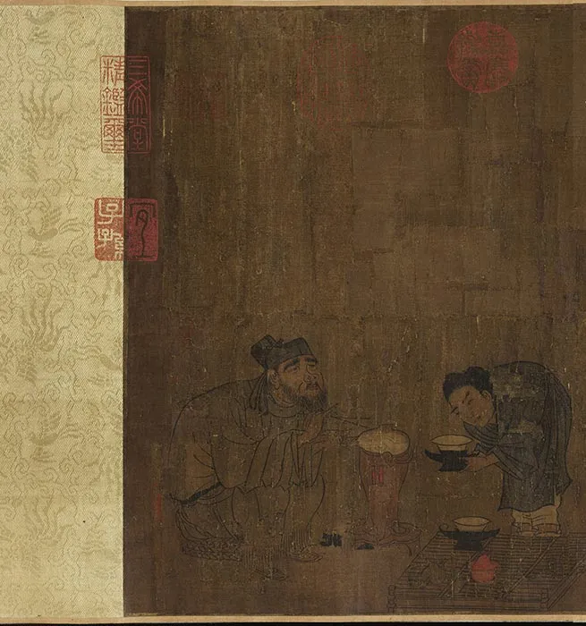 南宋摹阎立本萧翼赚兰亭图_10