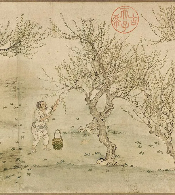 程棨摹楼璹《蚕织图》卷-B_21