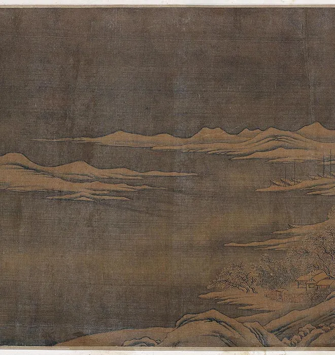 传燕文贵冬雪山水图卷_03