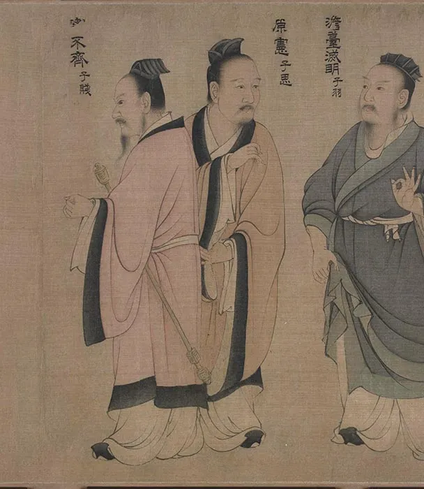 孔子弟子像卷_15