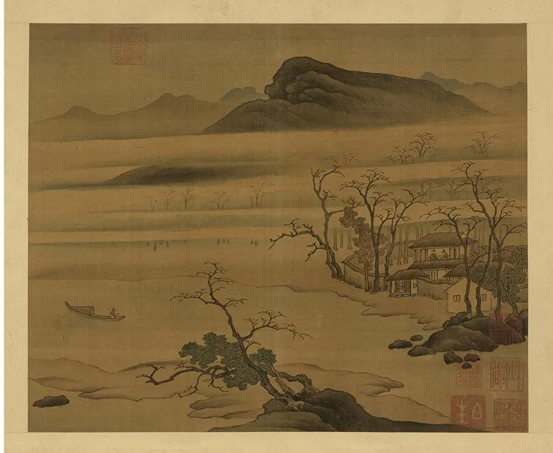 30-南朝梁张僧繇画谢灵运诗意（十五）
