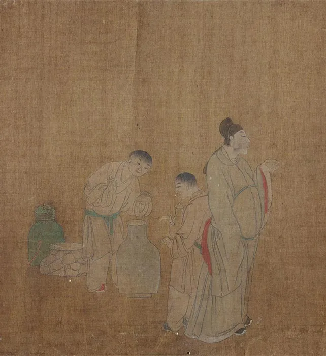 杜甫饮中八仙歌诗画图局部_07