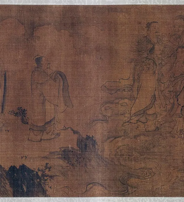 传刘松年《万仙朝真图》卷_07