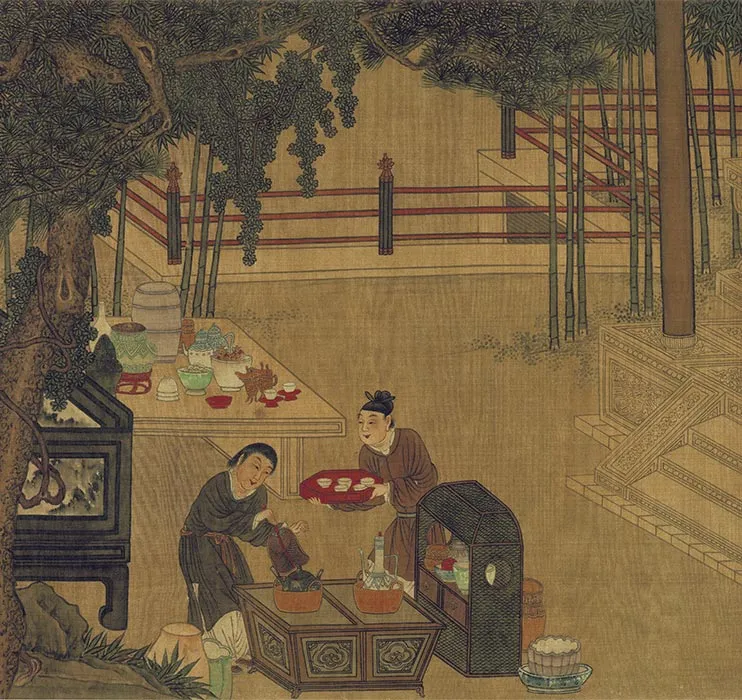 传刘松年十八学士图卷_16