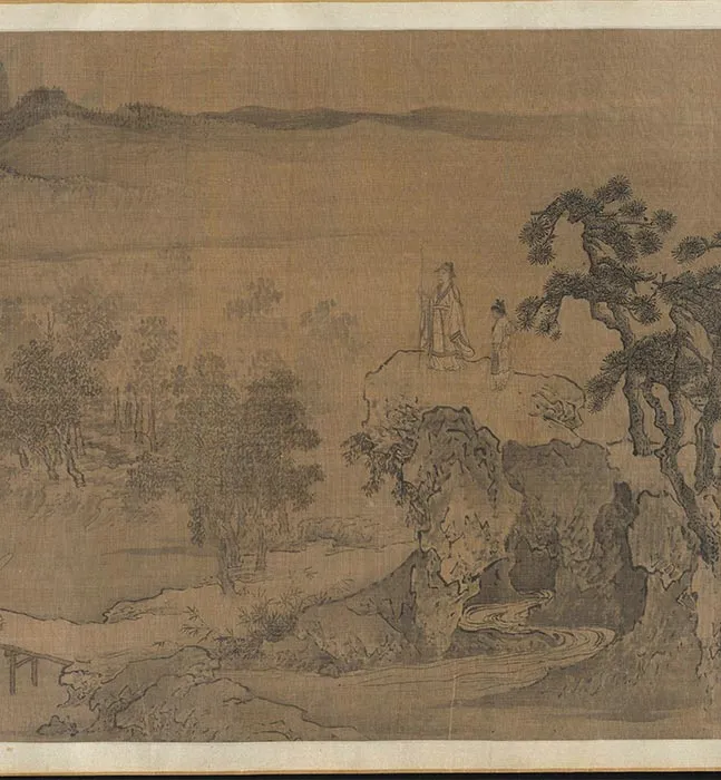 山水人物画《归去来兮图卷》_07