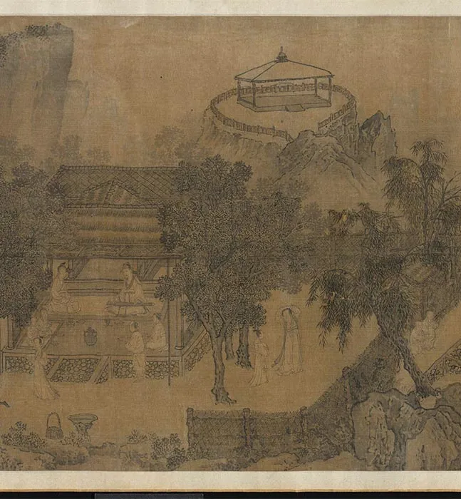 山水人物画《归去来兮图卷》_17