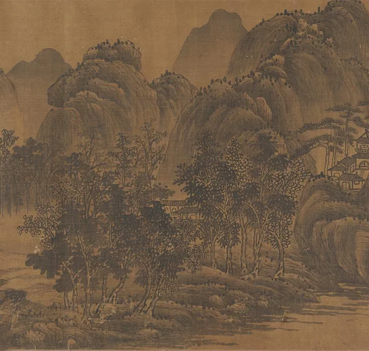传董源山水图卷_08