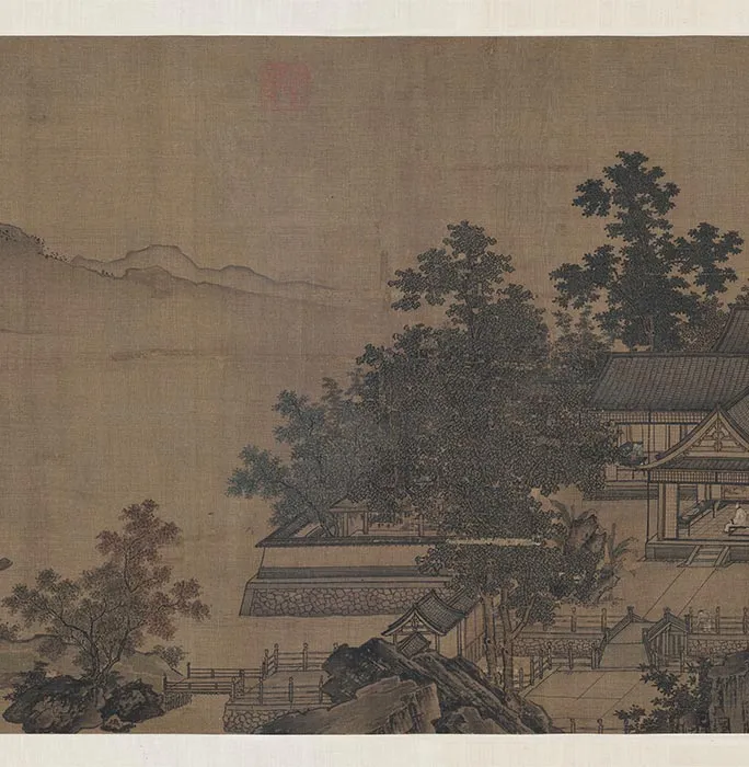 刘松年《四景山水图》卷_06
