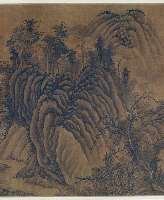 传燕文贵山水《大江图》卷_16