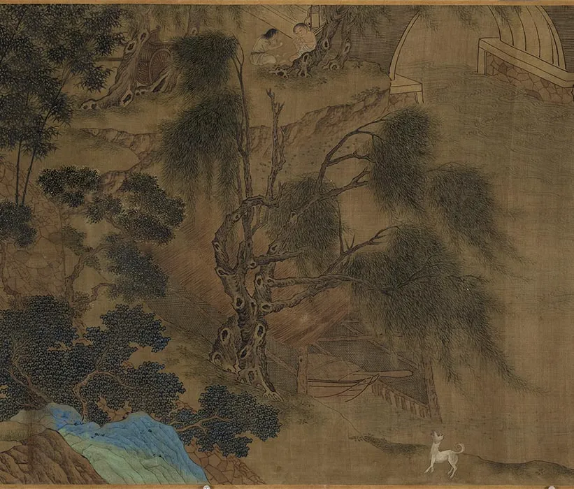 传刘松年《乐志论图》卷 (10)